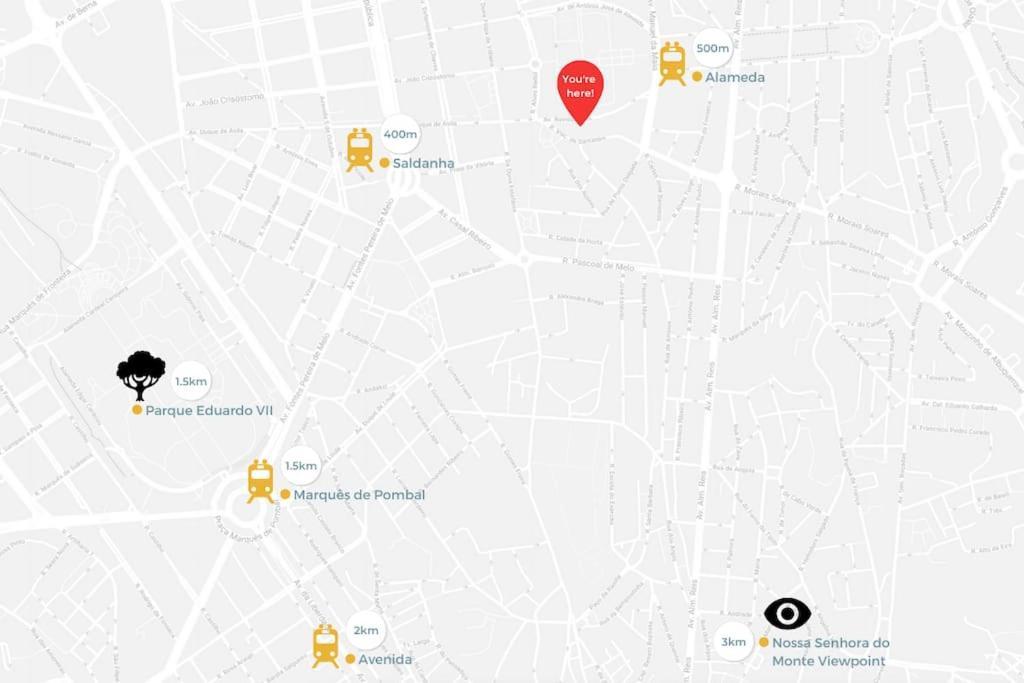 Central Urban @ Saldanha Lizbona Zewnętrze zdjęcie
